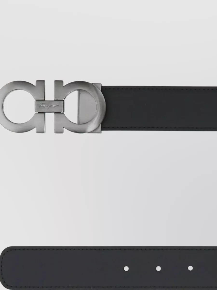 Ferragamo Reversible Leather Belt Adjustable Length