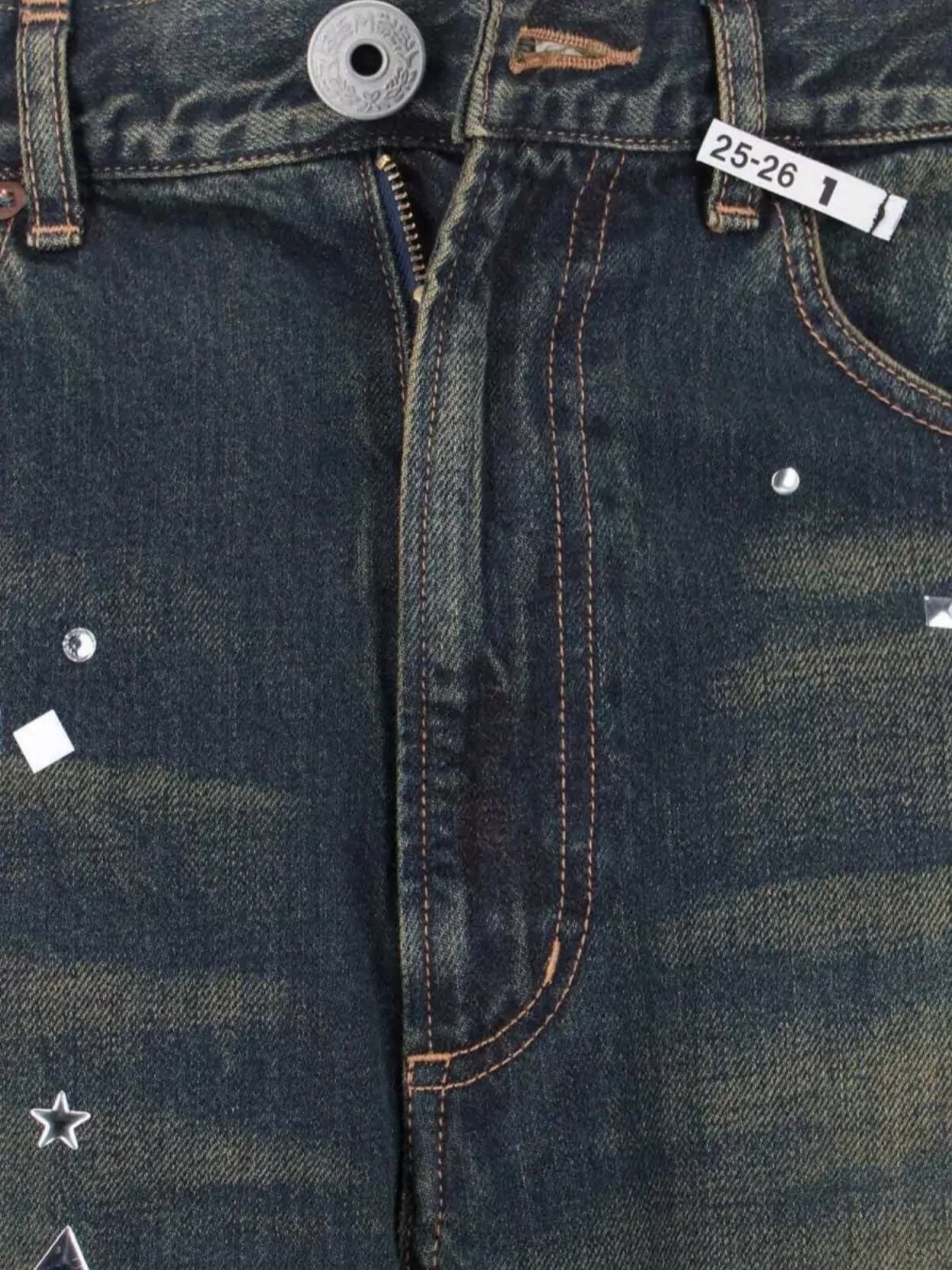 Maison Mihara Yasuhiro Straight Trousers With Embellished Five-Pocket Design