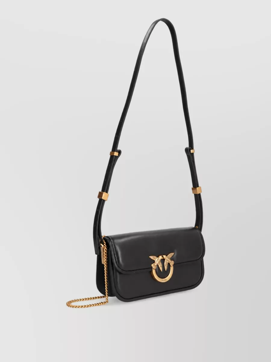 Pinko Love Bag Small Leather Cross-Body Bag