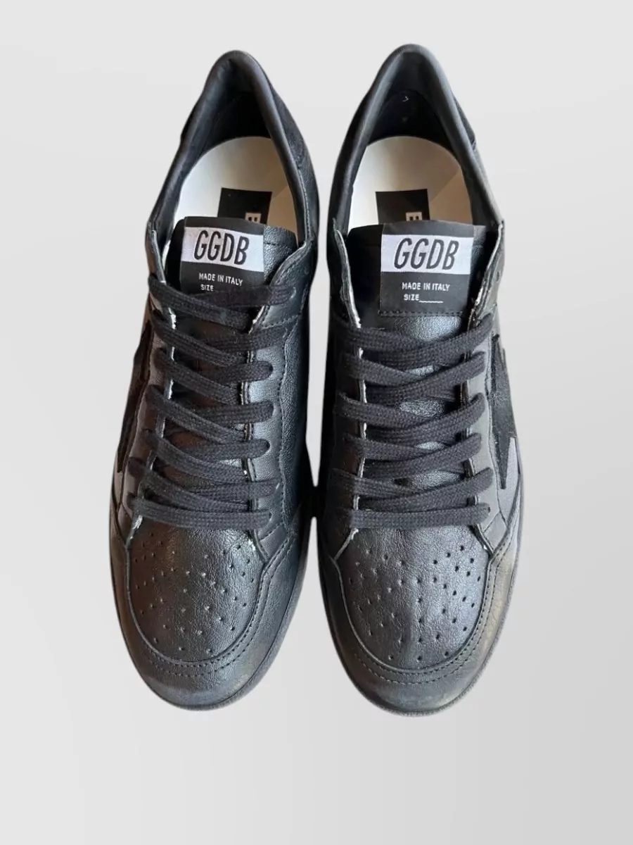 Golden Goose Leather Low-Top Sneakers