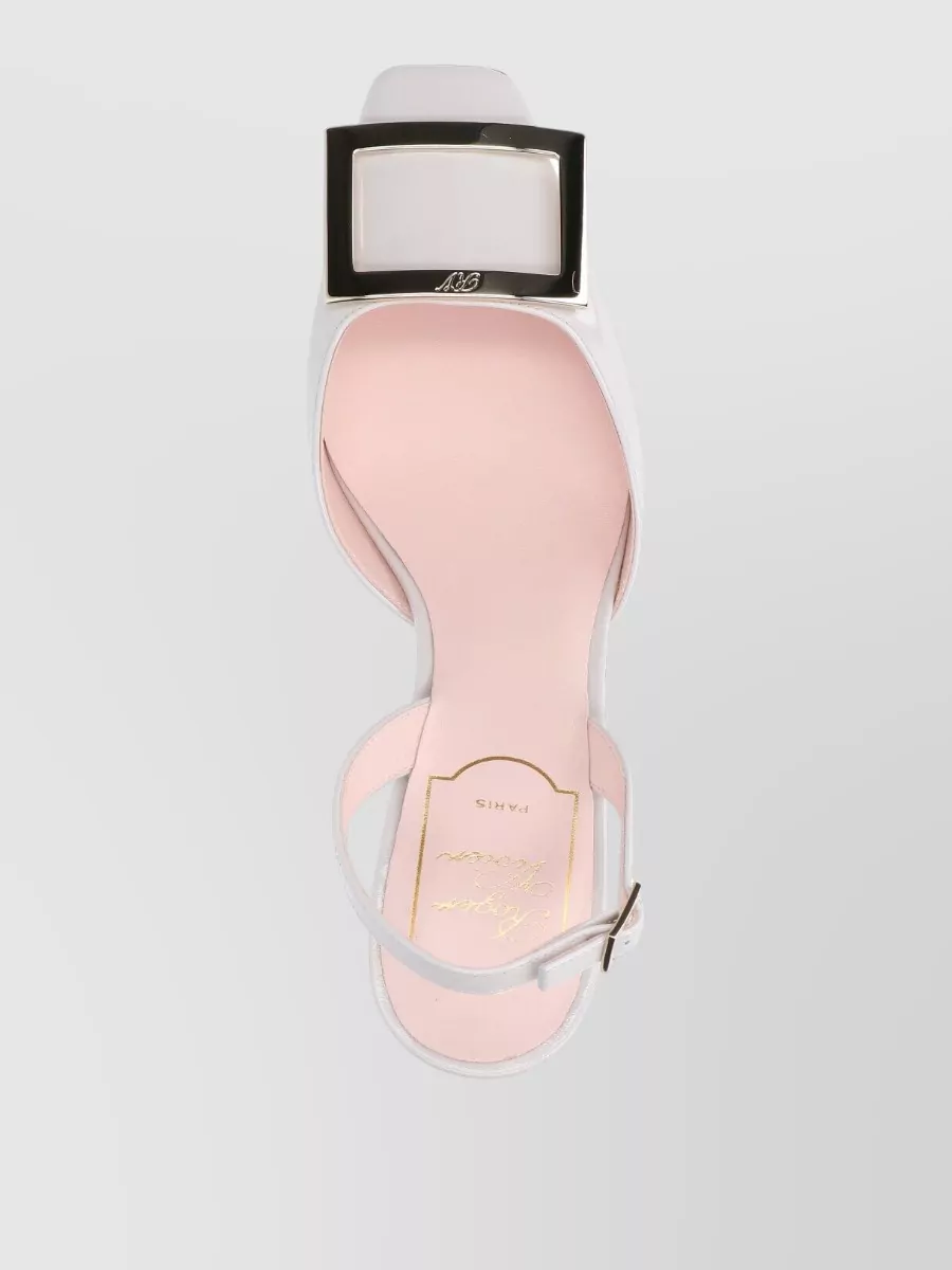 Roger Vivier High Heel Pumps Slingback Pointed Toe Kitten