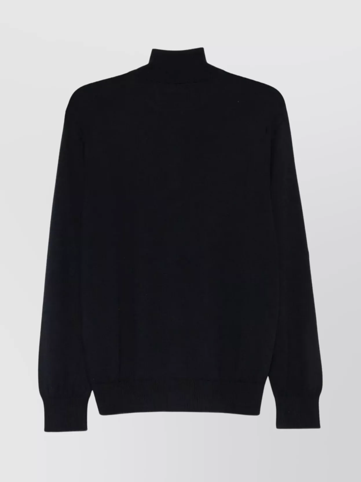 Paul & Shark Maglia Mezza Zip In Cotone E Cashmere In Black