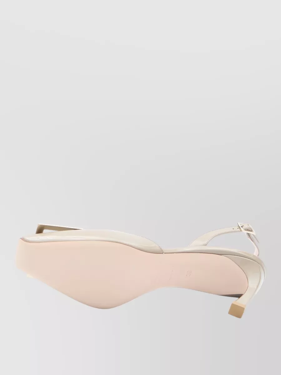 Roger Vivier Trompette Metal Slingback Pumps 70 Heel