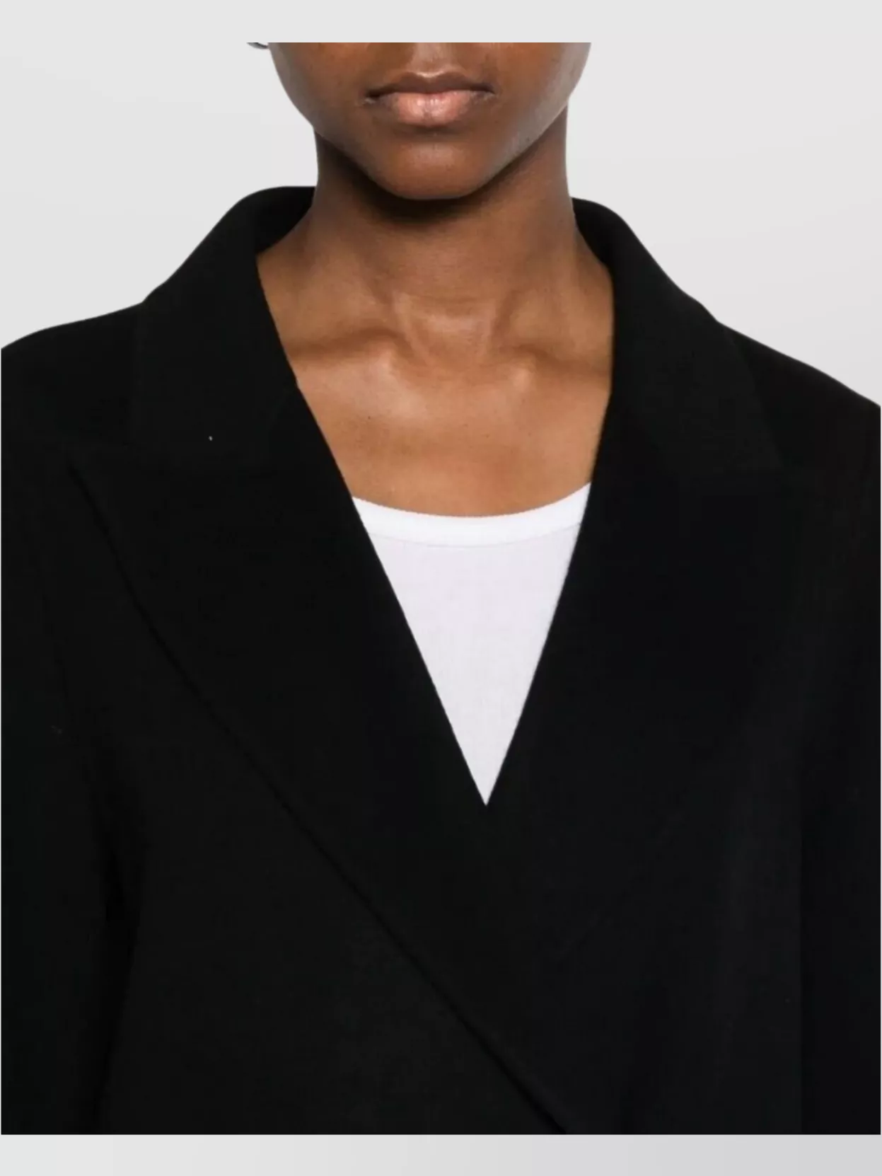 Ermanno Firenze Double-Breasted Coat Flap Pockets