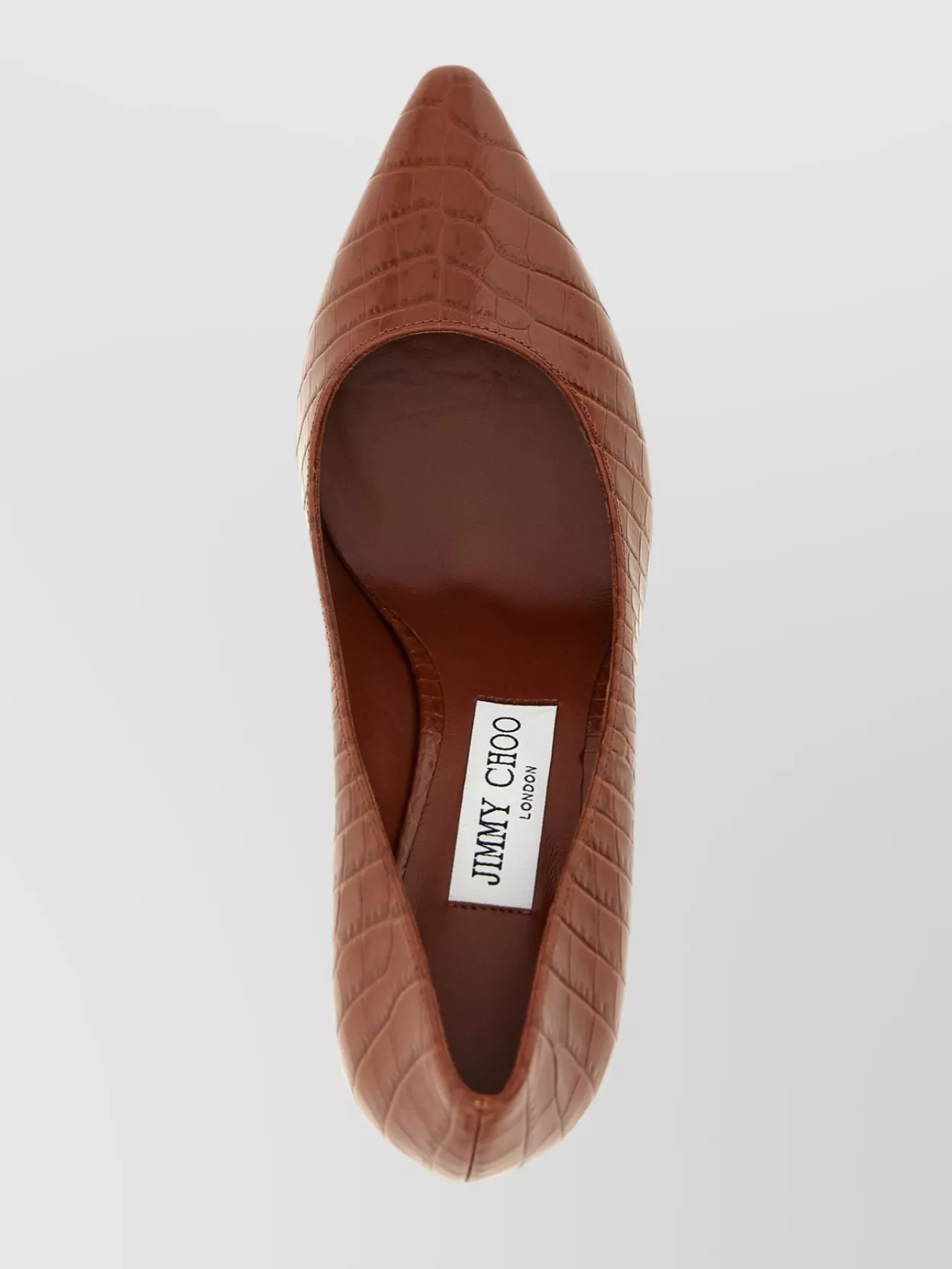 Jimmy Choo 'Romy' Croc-Embossed Stiletto Pumps