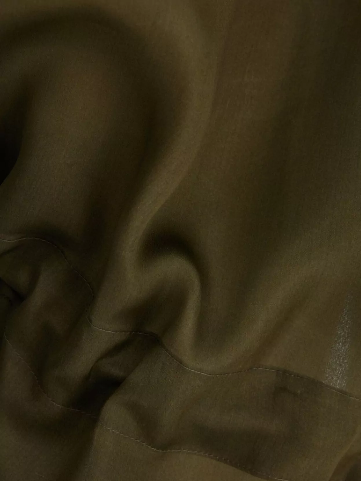 Max Mara Oversize Parka In Sheer Organza