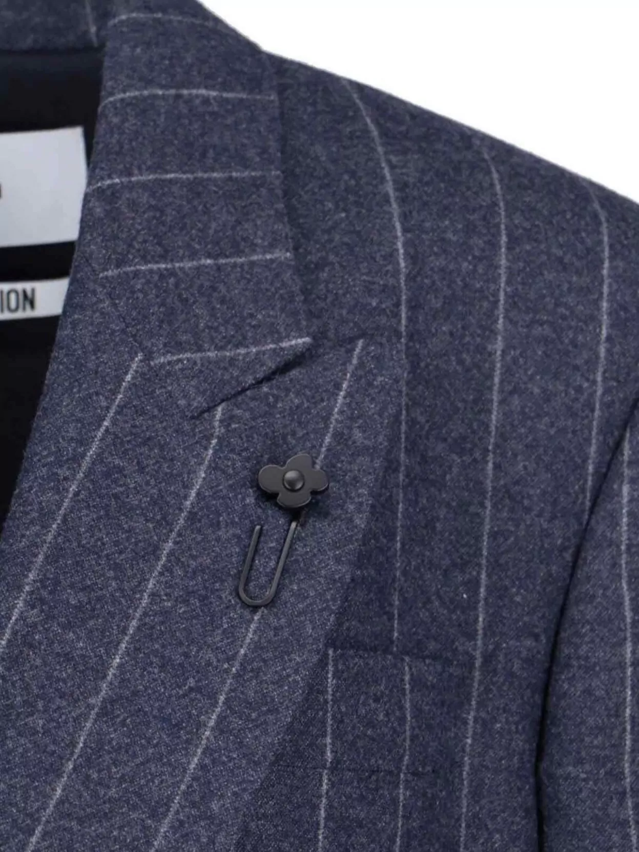 Lardini Tailored Blazer With Pinstripe And Buttons