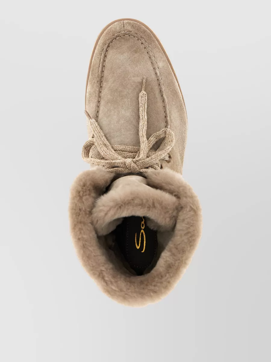 Santoni Suede Ankle Boots