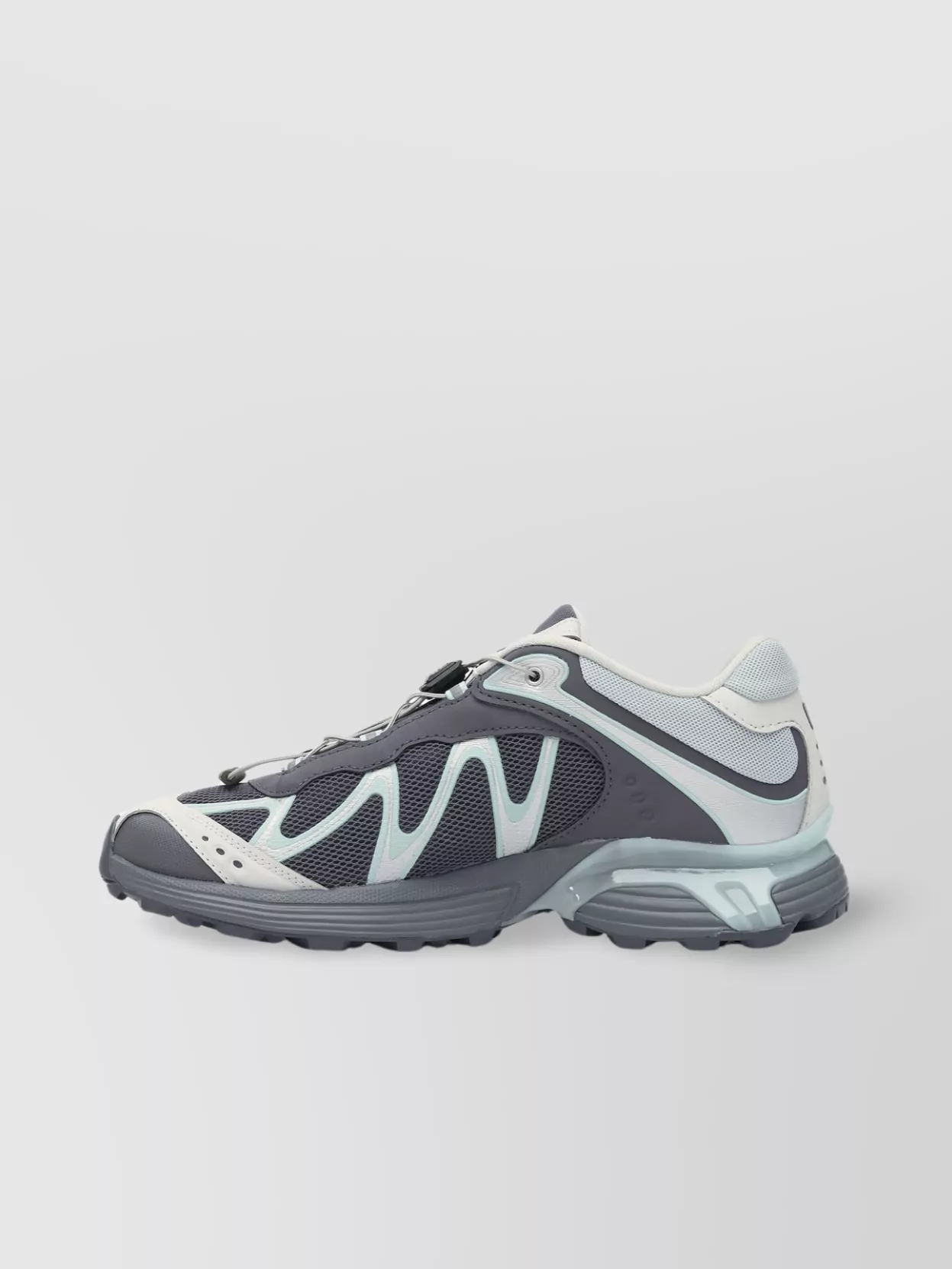 Salomon Slip-On Sneakers With Rubber Sole And Mesh Panels