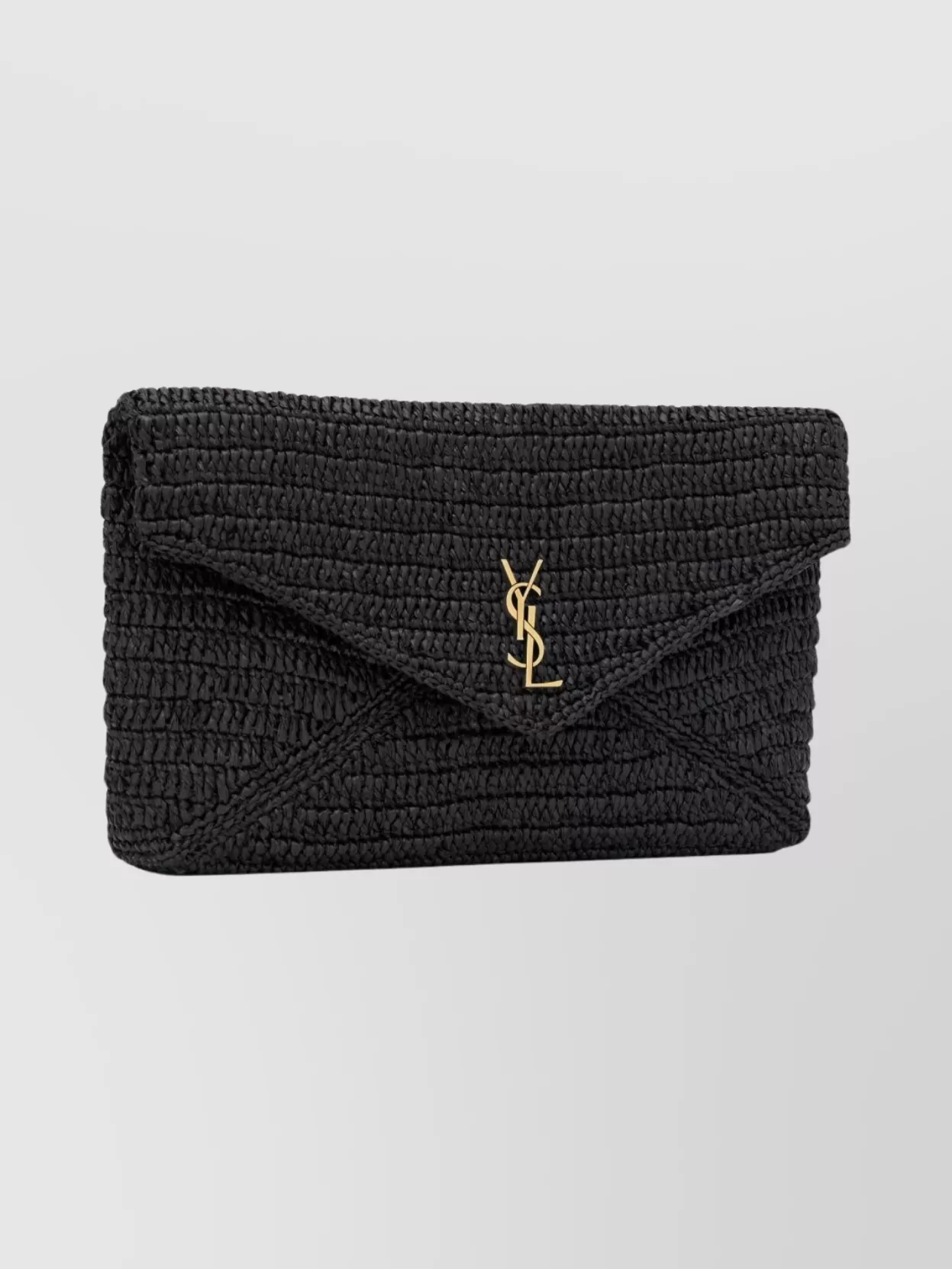 Saint Laurent Woven Envelope Clutch Bag Design