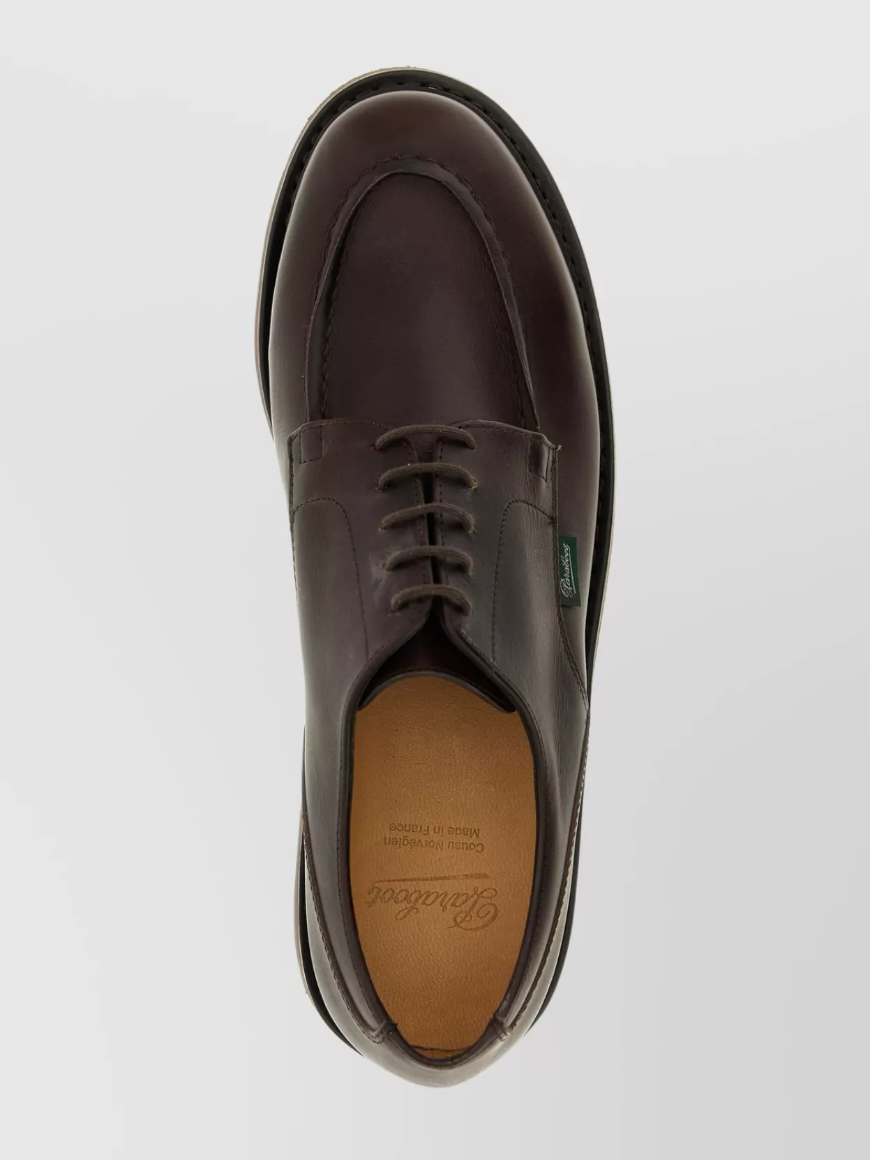 Paraboot Round Toe Lace-Up Derby Shoes