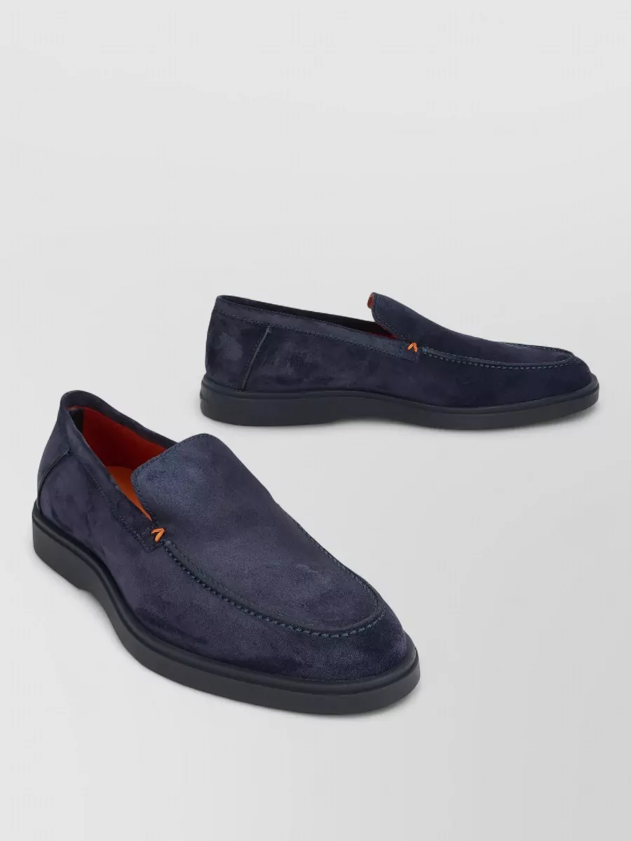 Santoni suede slippers