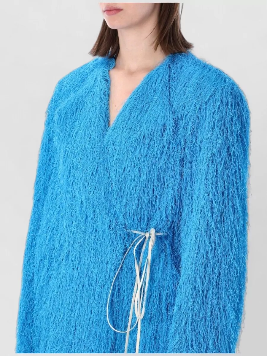 Dries Van Noten Fringed Short Jacket