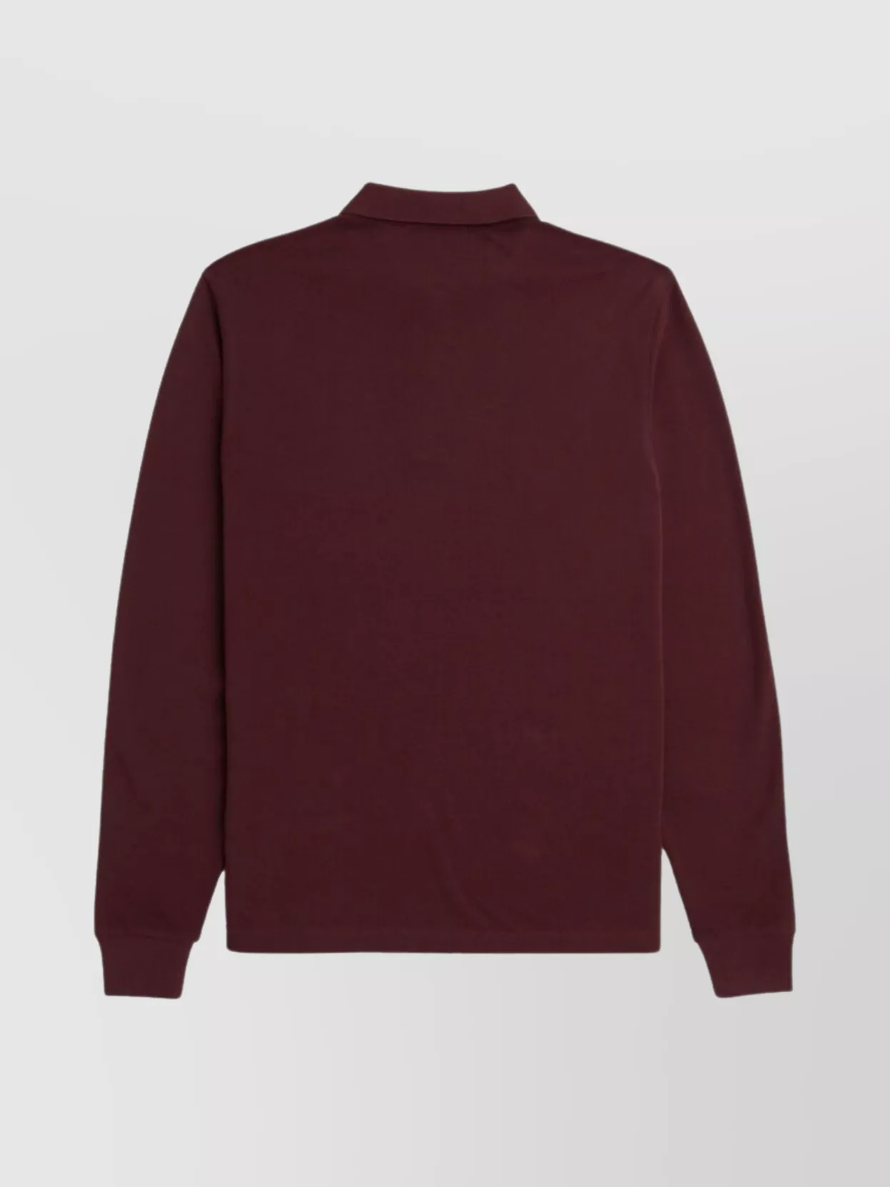 Fred Perry Long sleeve polo shirt with ribbed cuffs | The