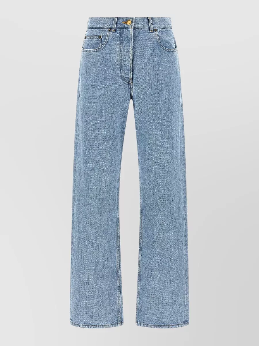 Thom Browne Selvedge Denim Mid-Rise Straight-Leg Jeans