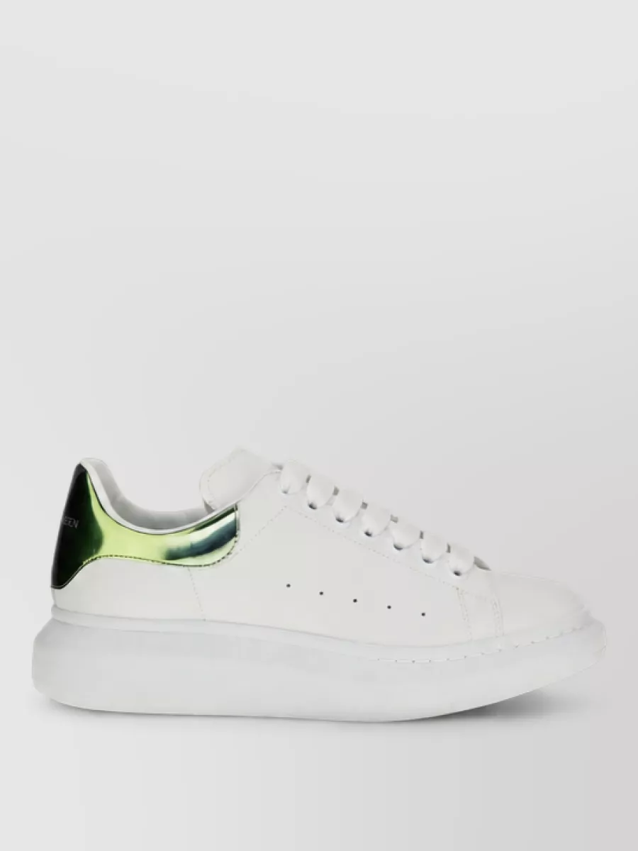 Alexander Mcqueen Leather Platform Sneakers