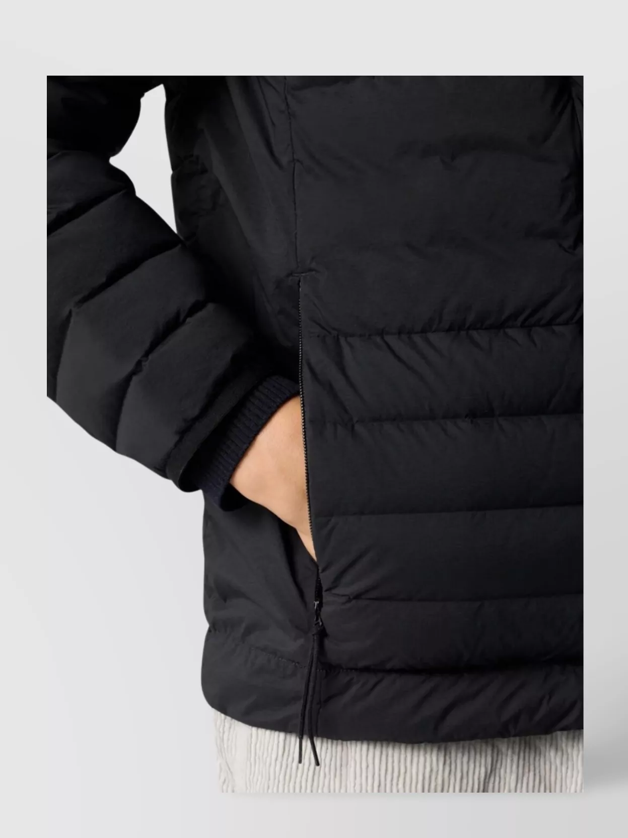Stone Island Seamless Tunnel Nylon Down-tc Jacket In Black
