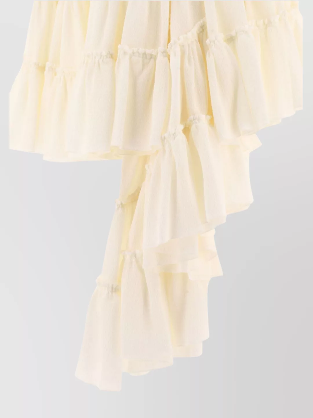 Loewe Asymmetric Ruffled Skirt Elastic Waistband