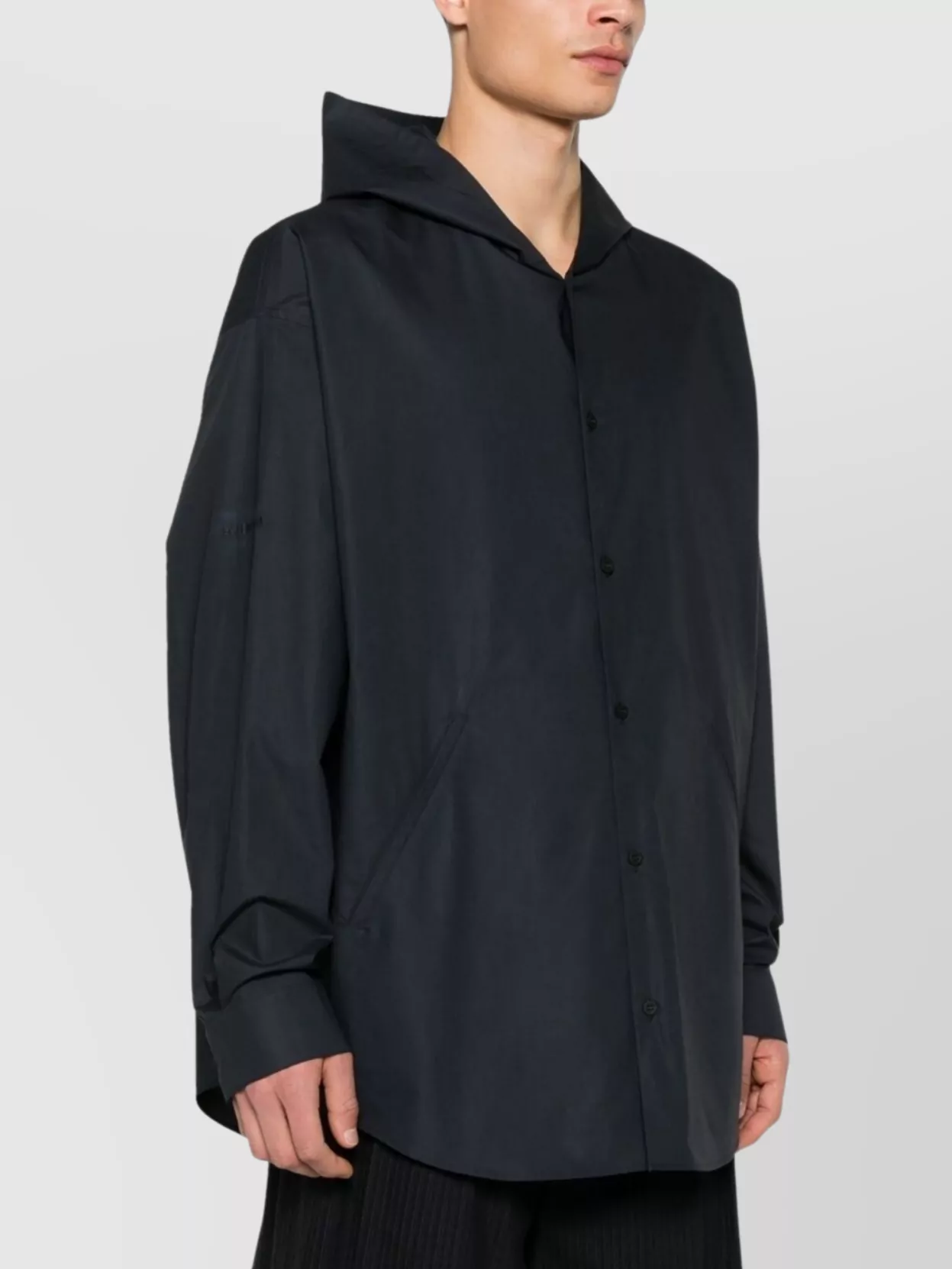 Balenciaga Shirt Hooded Front Pockets