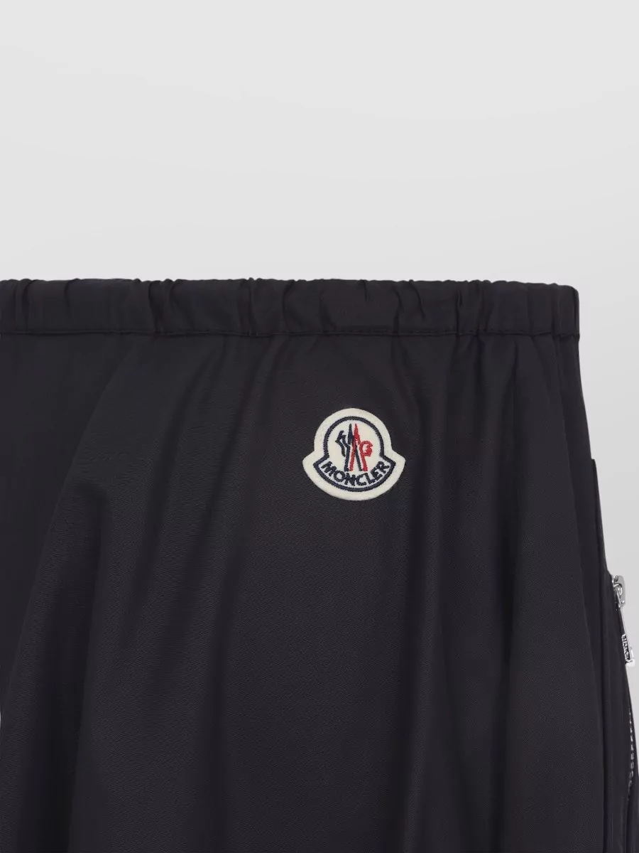 Moncler Cotton Midi A-Line Skirt