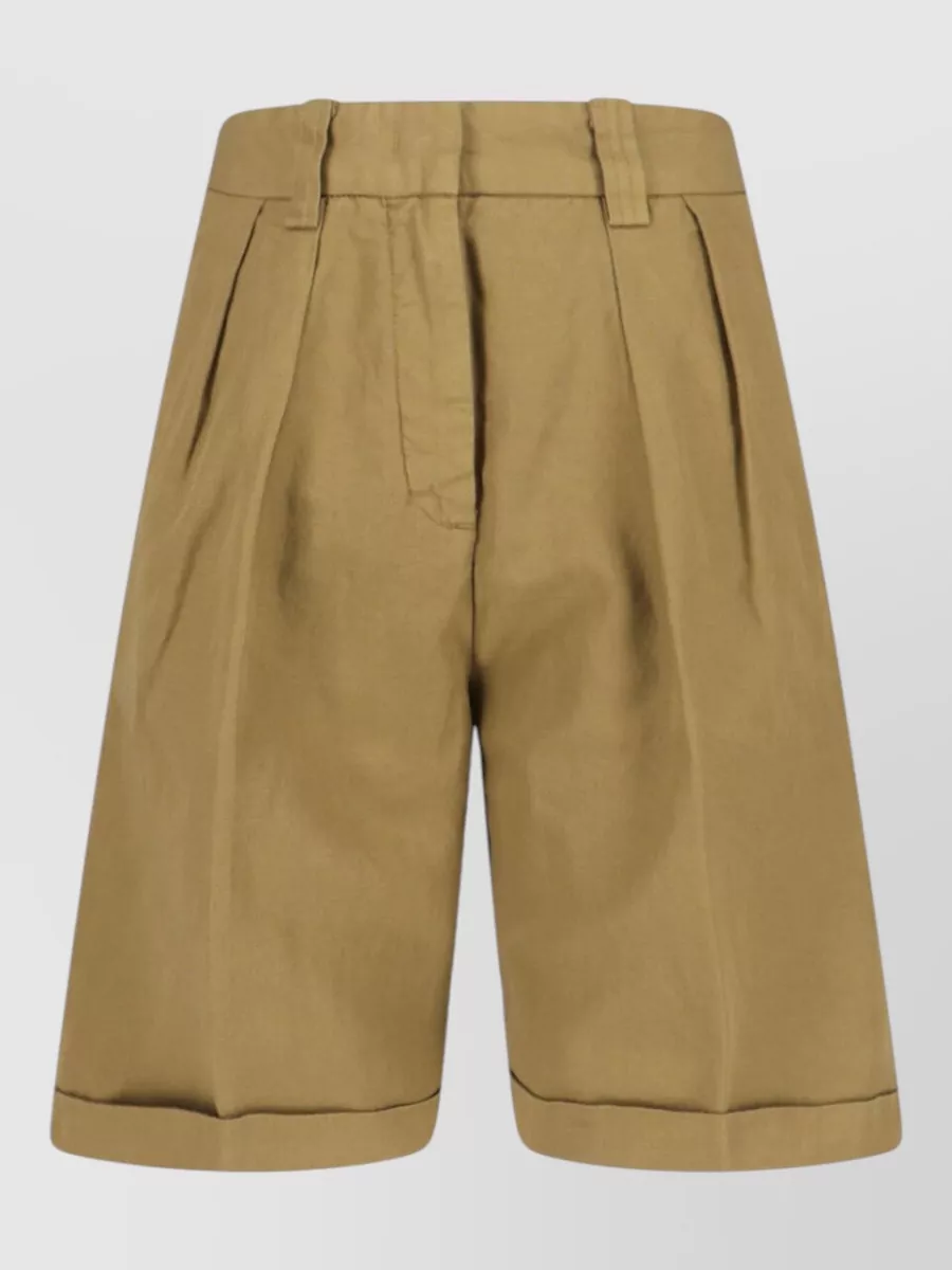 Aspesi Straight Knee-Length Shorts