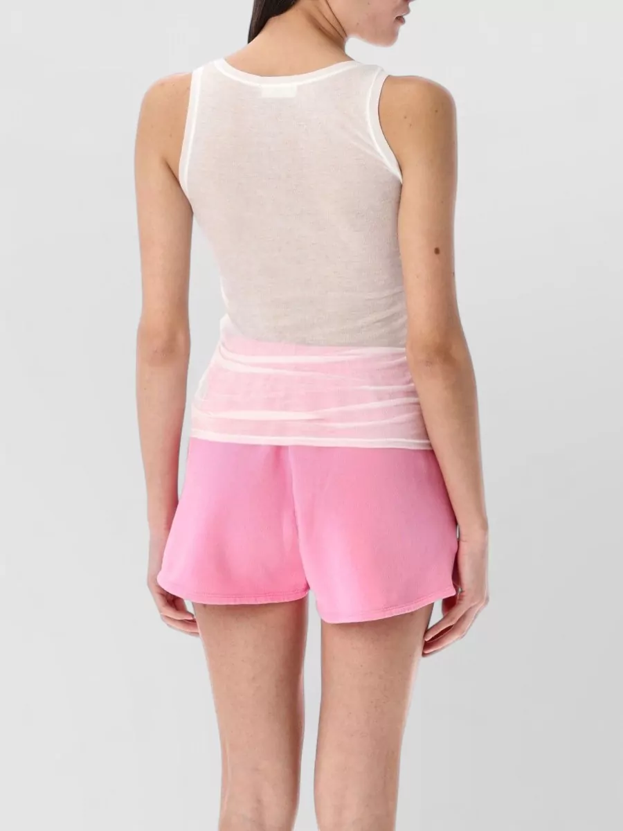 American Vintage Cotton Scoop Neck Sleeveless Tank Top