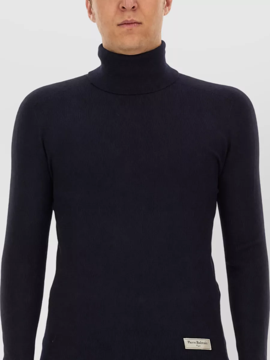 Balmain Merino wool turtleneck t-shirt