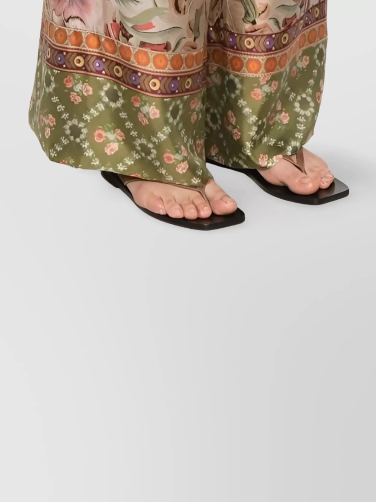 Pierre Louise Mascia Floral Pattern Silk Trousers In Pink
