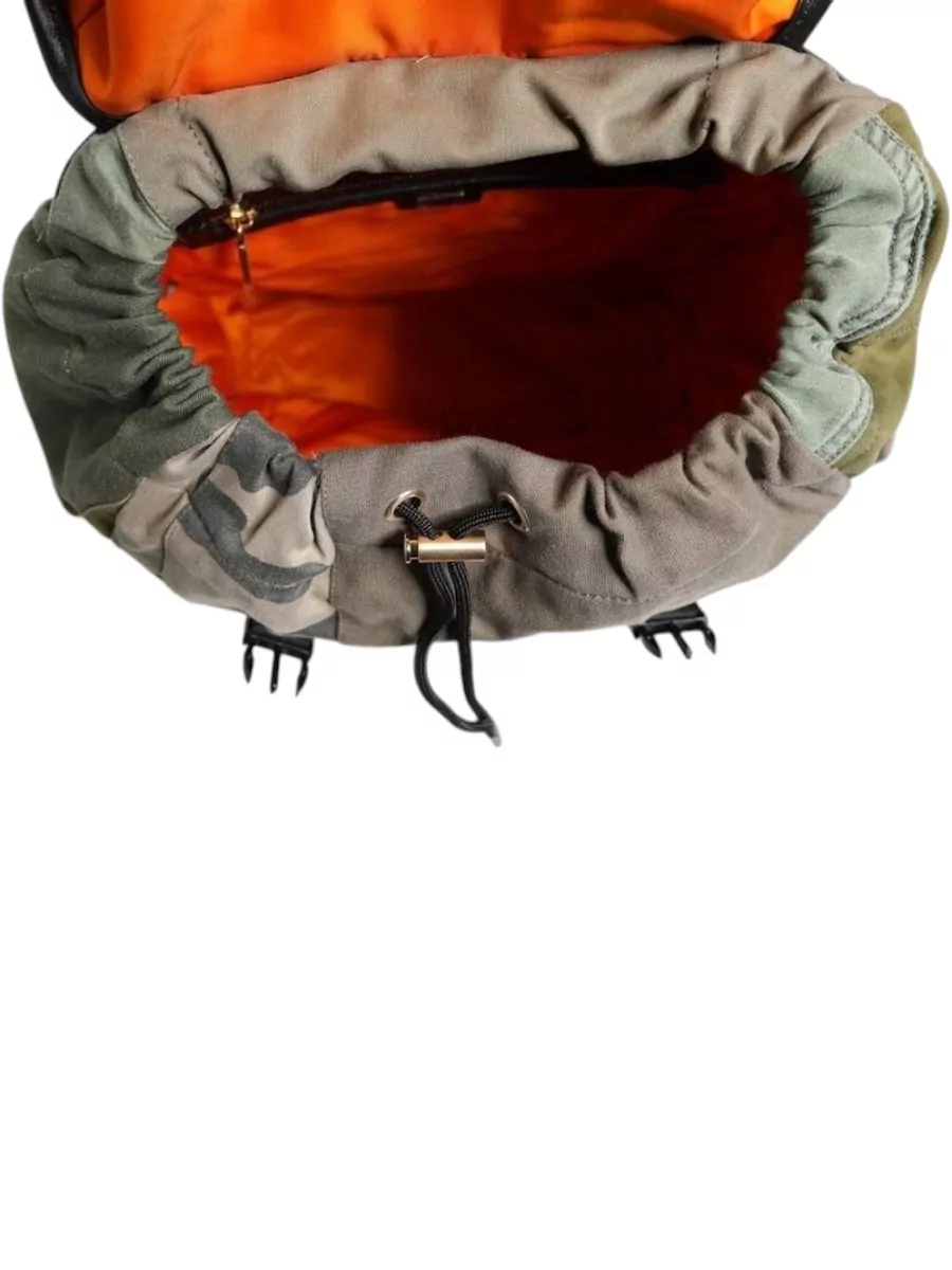 Dolce&Gabbana Camouflage Patchwork Backpack
