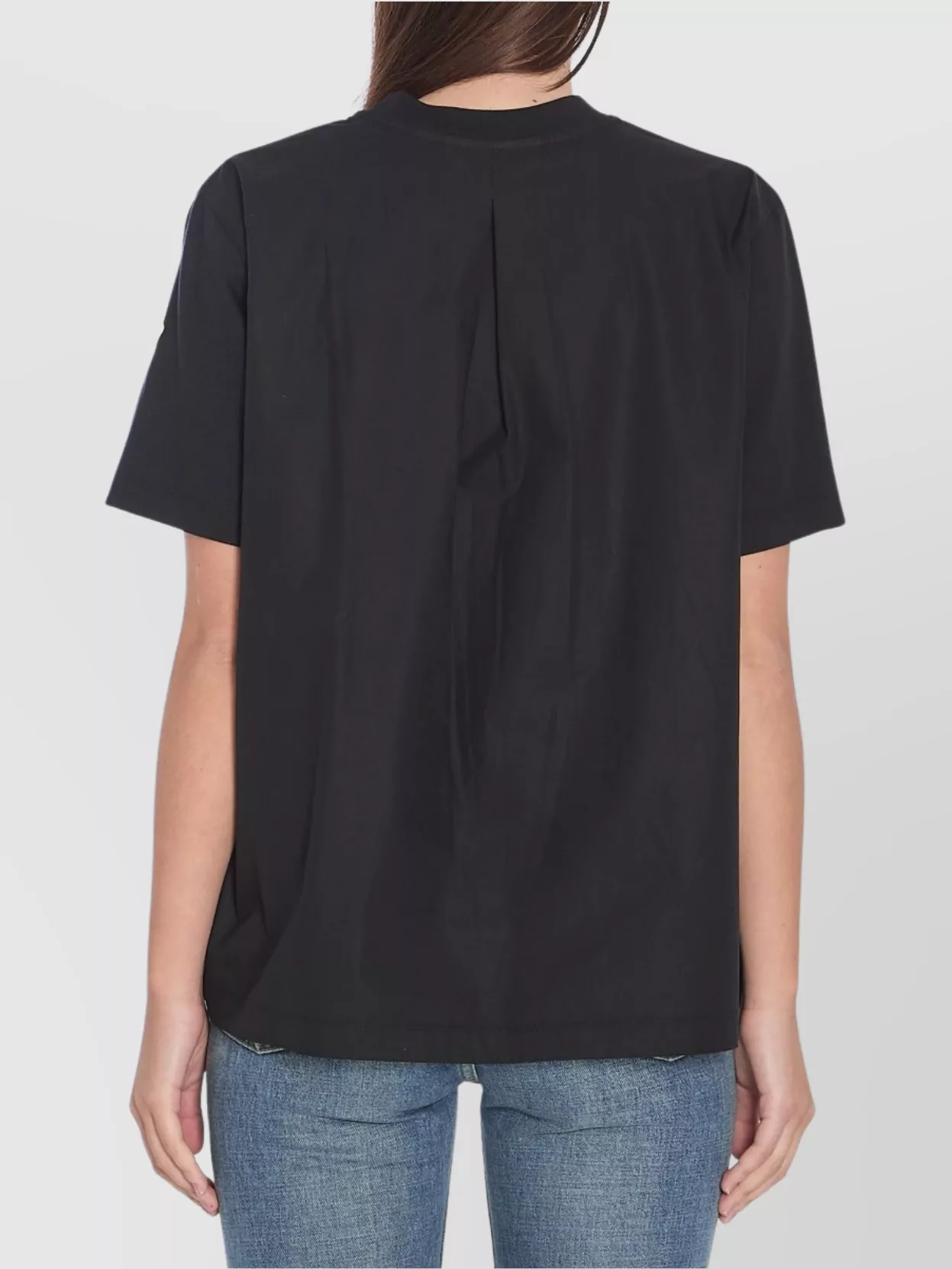 Moncler Back Detail Pocket T-shirt In Black