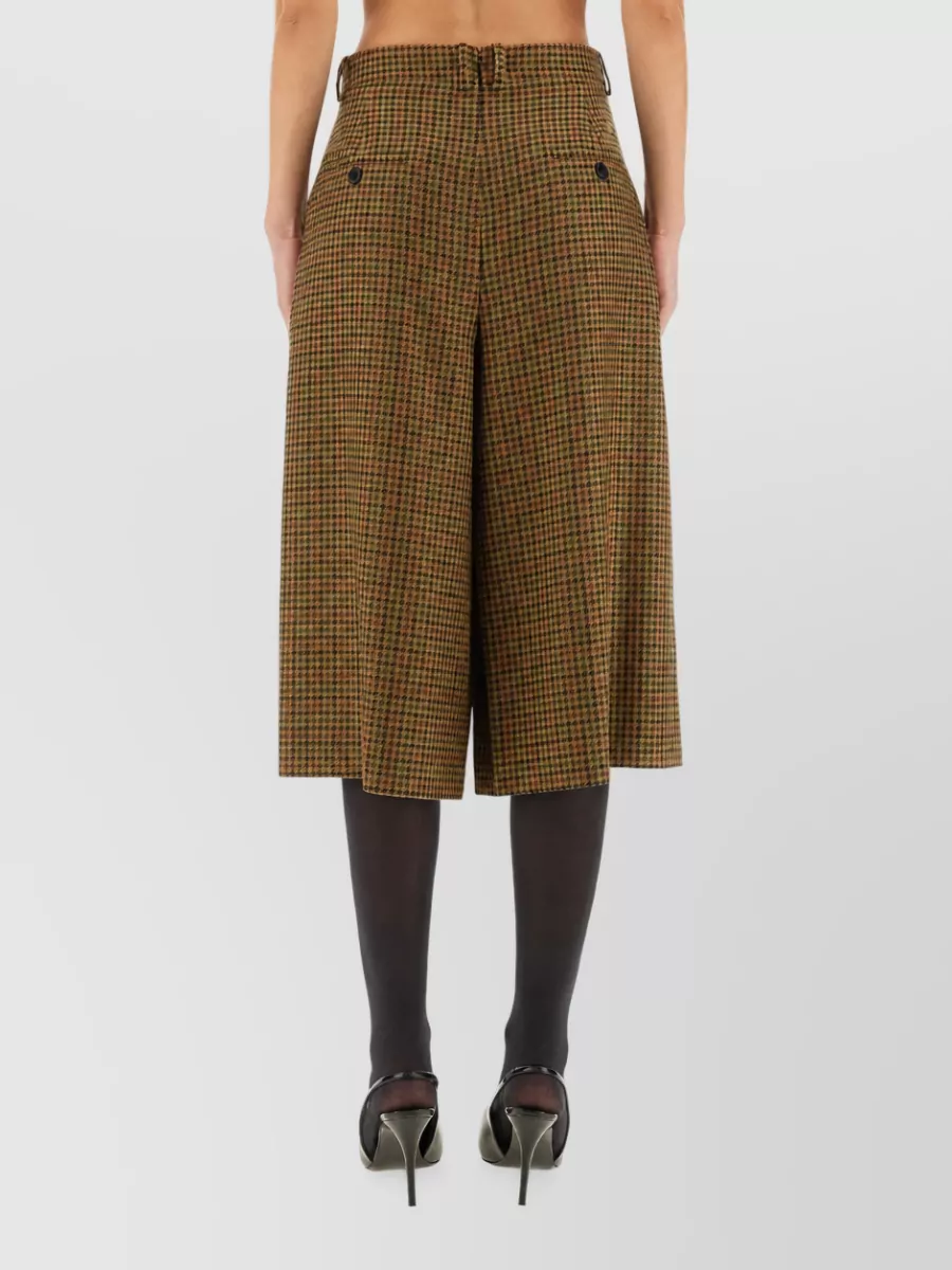 Saint Laurent Wool Fitted Skirt