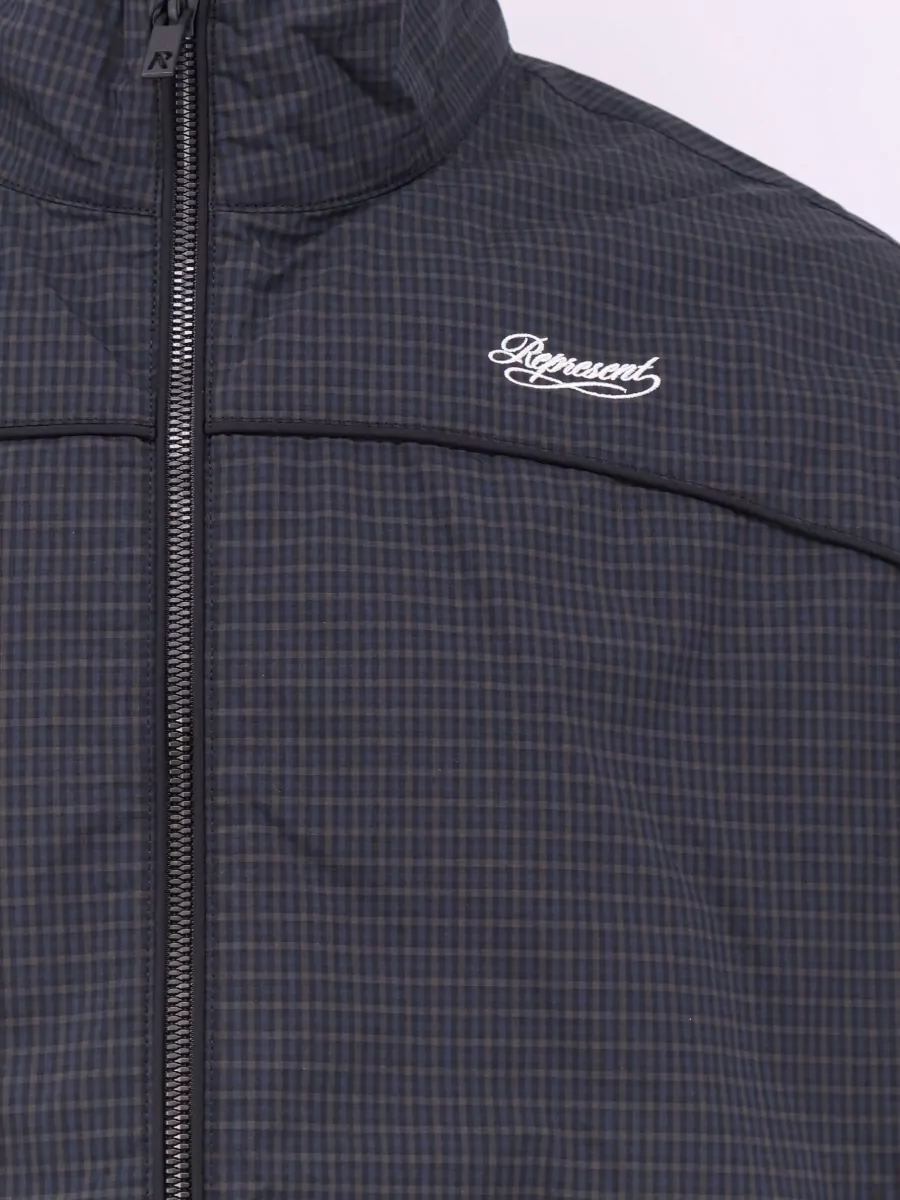 Represent Checked Puffer Jacket
