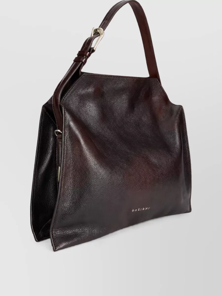 Orciani Leather Shoulder Bag