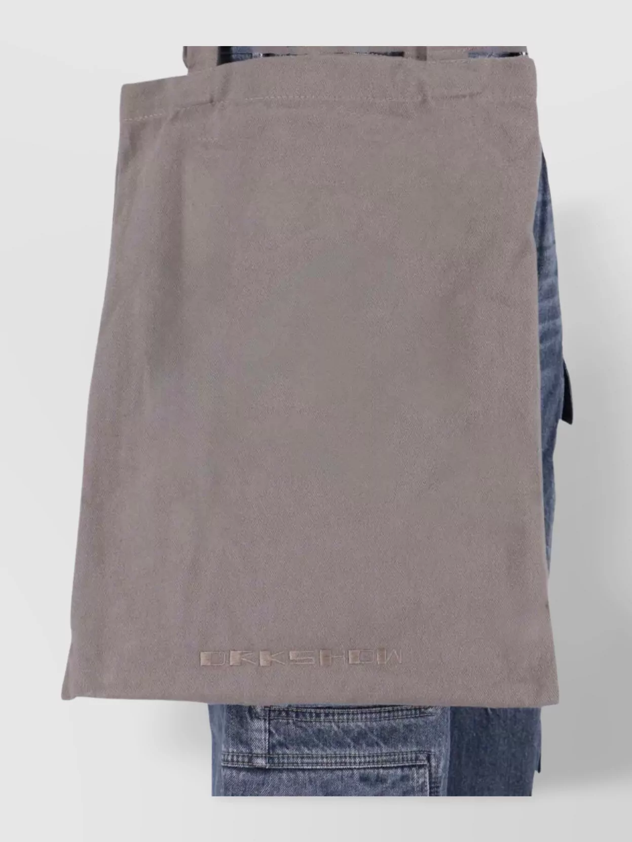 Rick Owens Drkshdw Straight Cargo Trousers Belt Loops In Multi