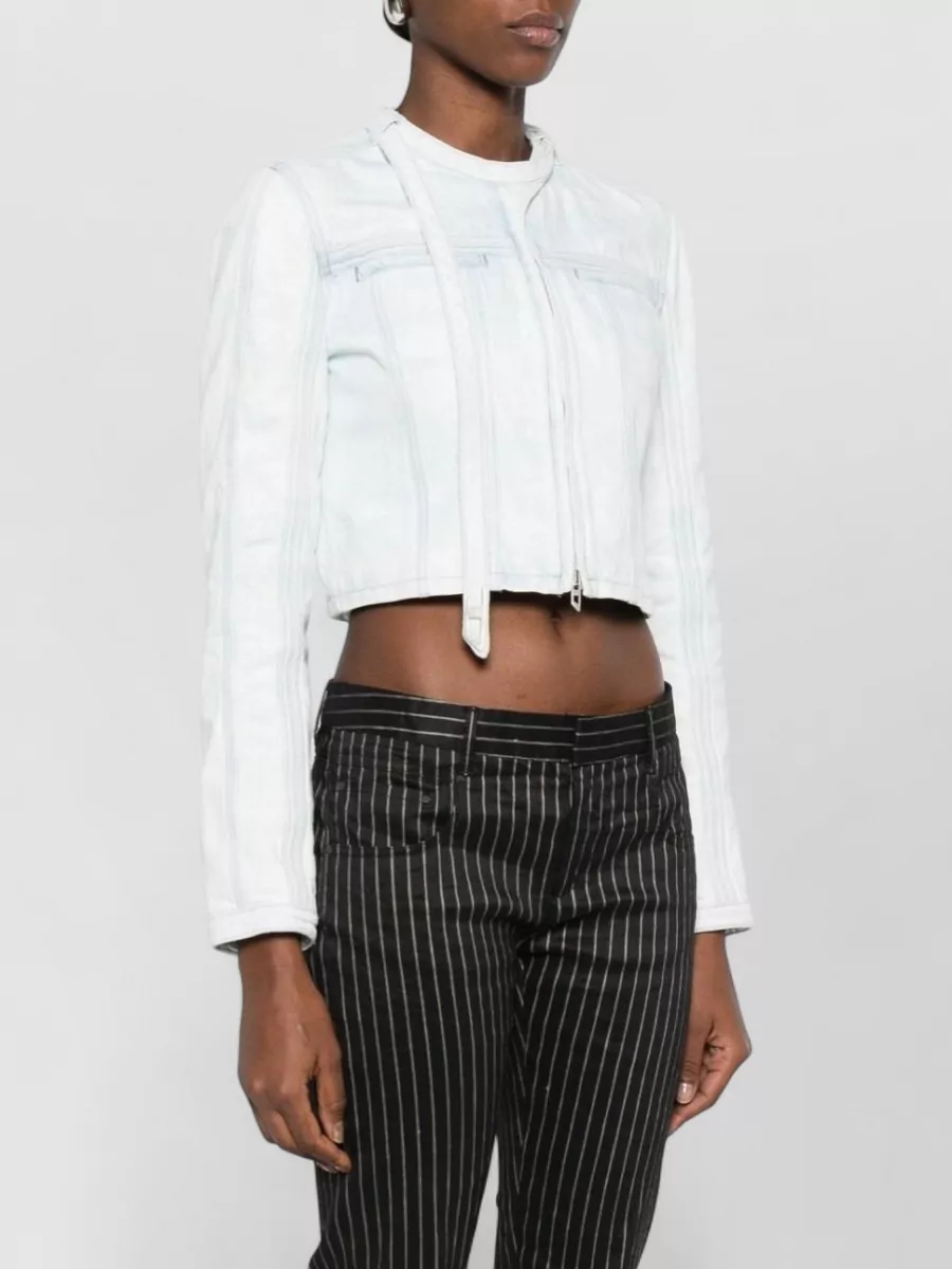 Diesel Denim Cropped Slim-Fit Jacket