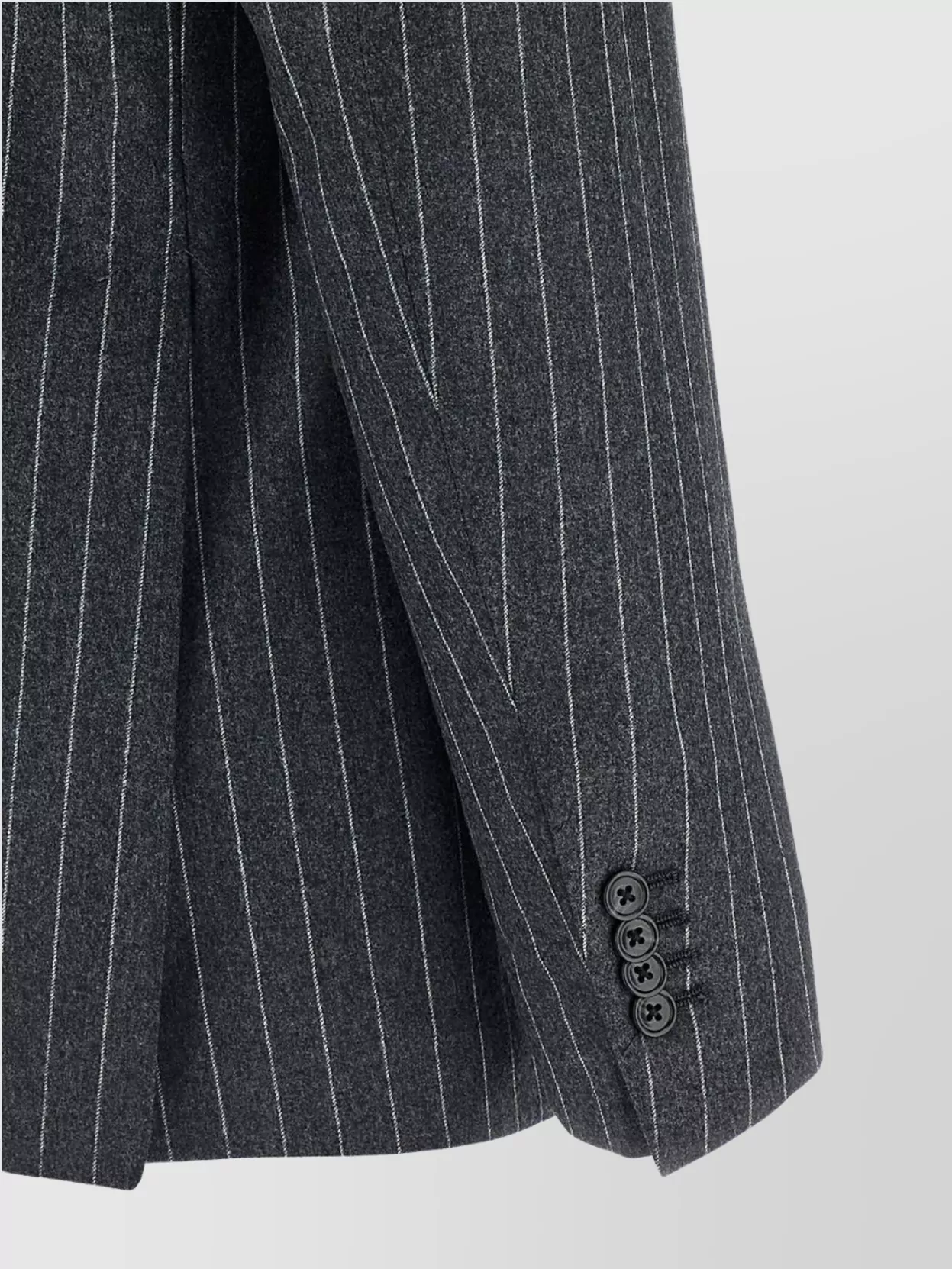 Tagliatore Single-Breasted Pinstriped Suit Jacket