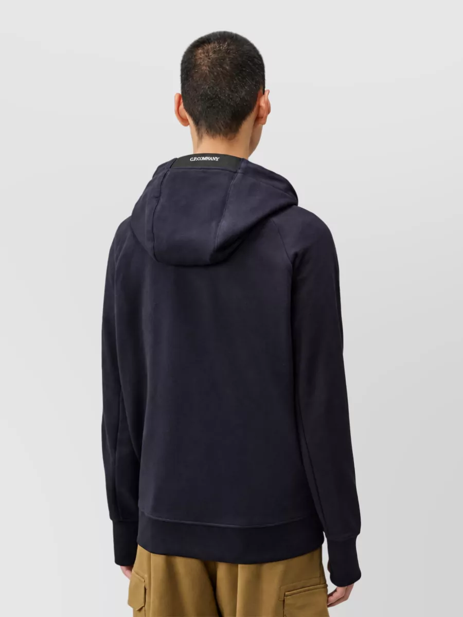 C.p. Company Cotton Zip Hooded Sweatshirt