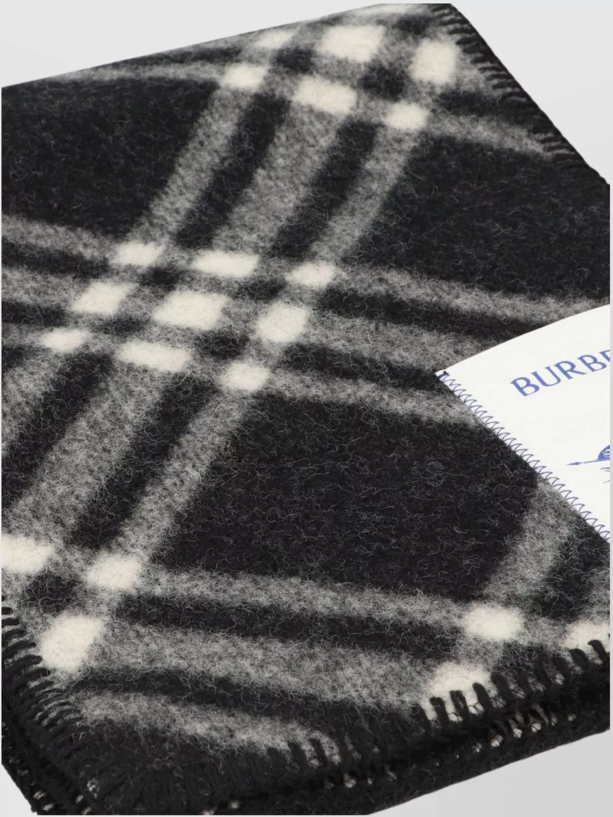 Burberry Wool Check Scarf
