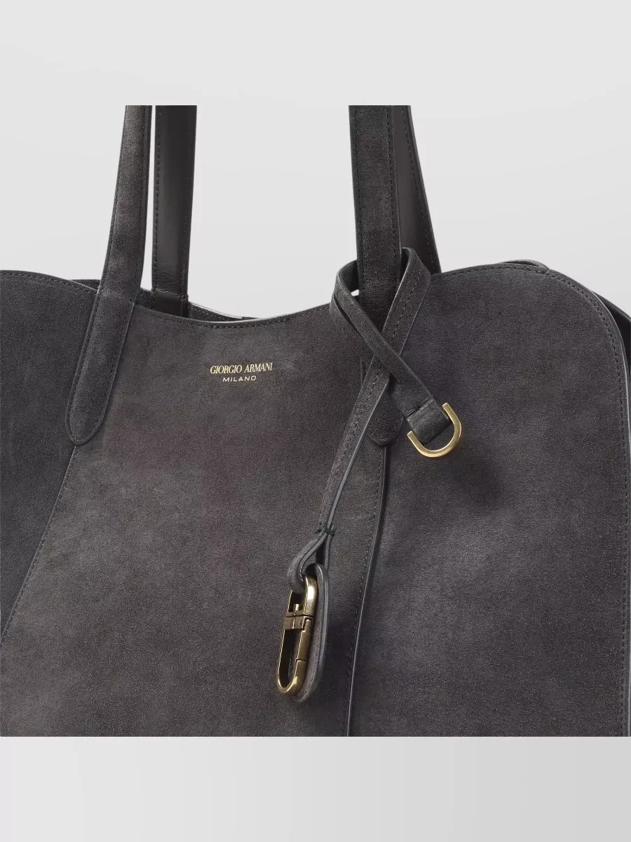 Giorgio Armani Suede Shoulder Bag