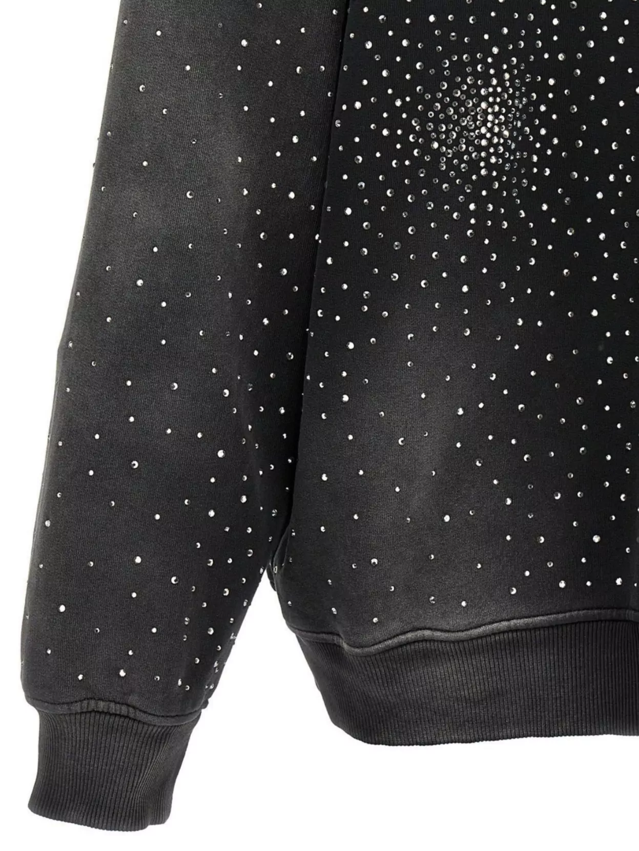 Giuseppe Di Morabito Embellished Hoodie With Front Pockets And Hood