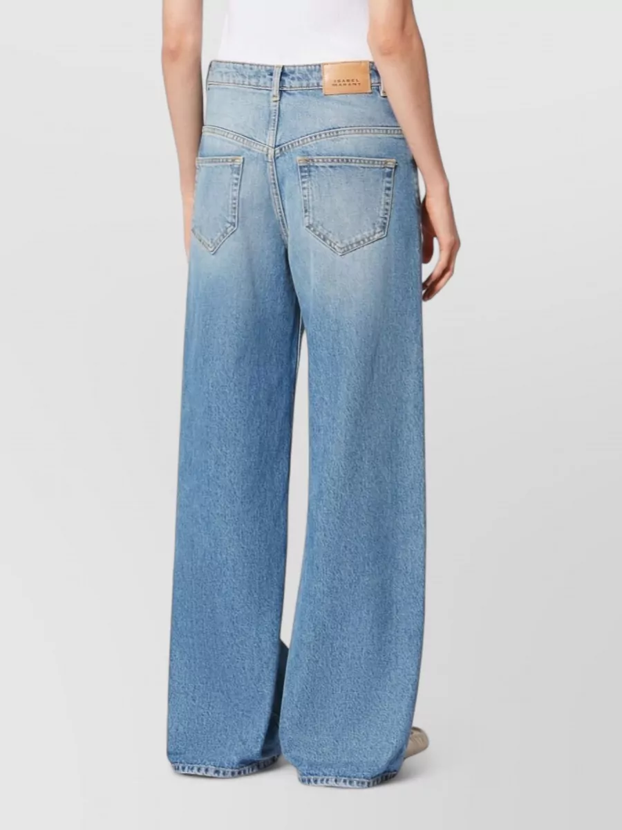 Isabel Marant Denim Wide-Leg Jeans