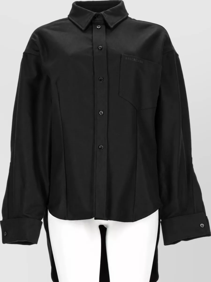 Balenciaga Cotton fitted jacket