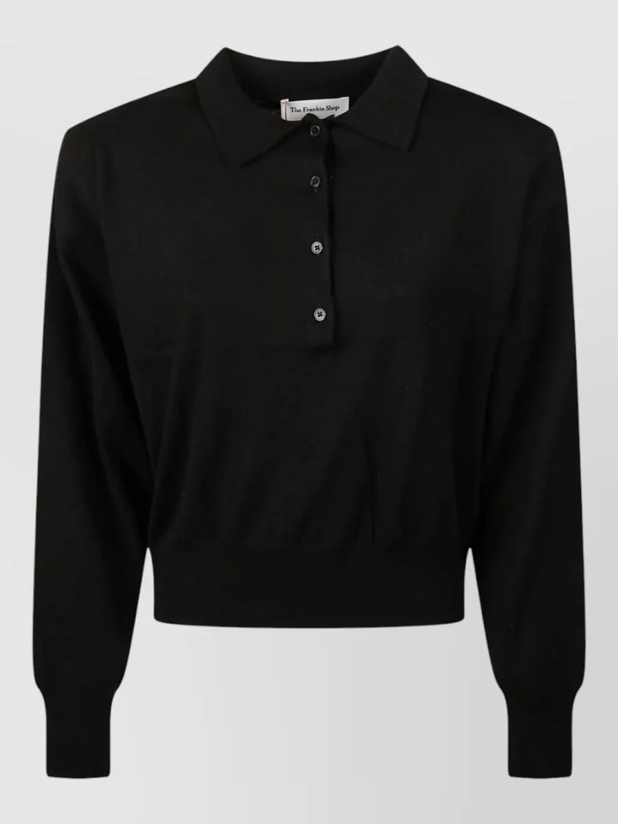 The Frankie Shop wool-blend polo jumper