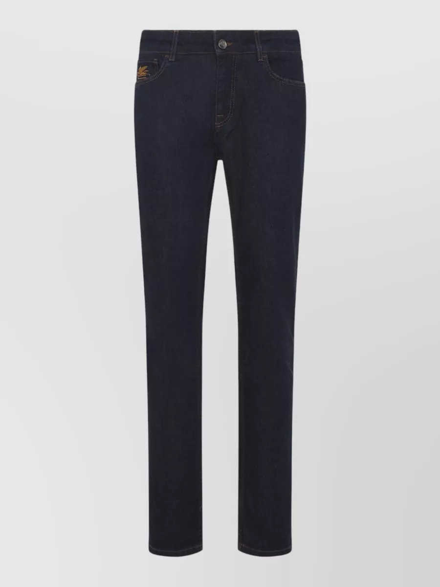 Etro Roma Denim Five Pocket Tailored Trousers