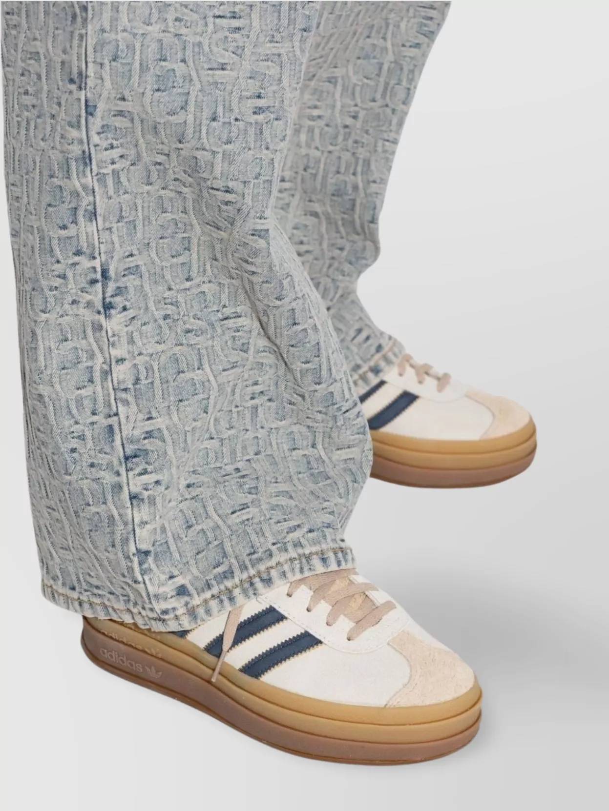 Adidas Chunky Sole Suede Panel Sneakers