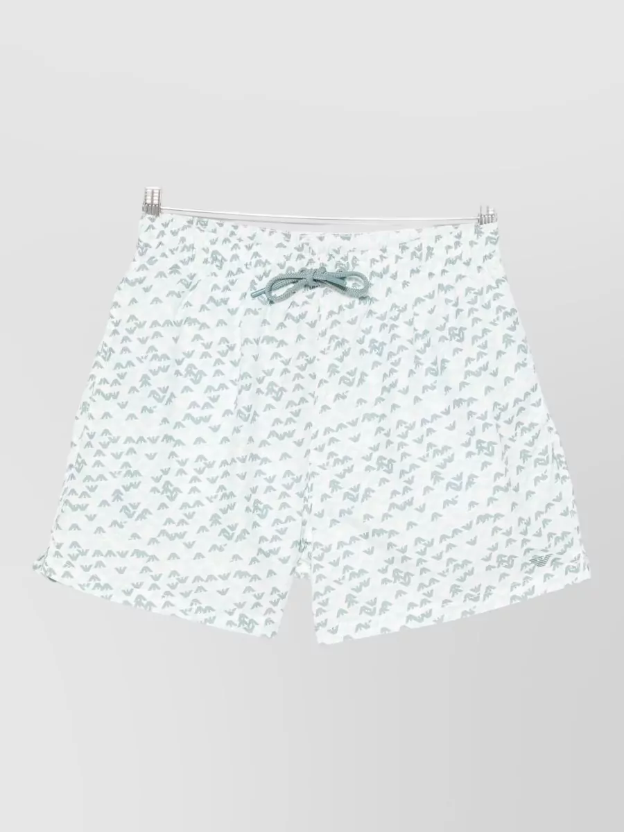 Emporio Armani Logo print swim shorts