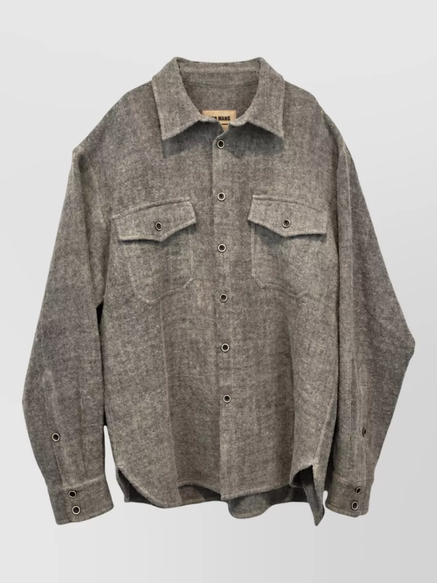 Uma Wang wool shirt jacket