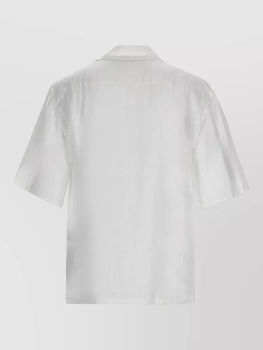 120% Lino Relaxed-Fit Linen Shirt