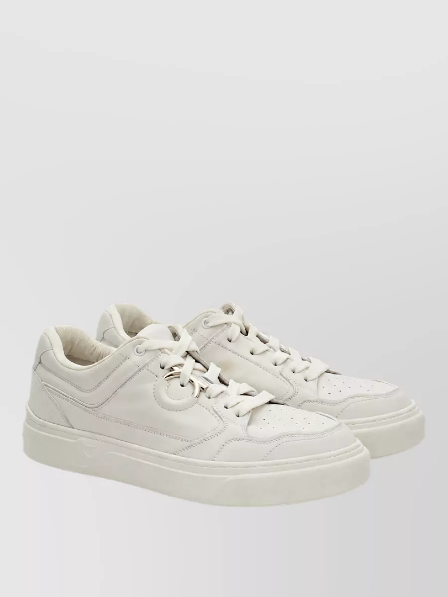 Ferragamo Leather Sneakers