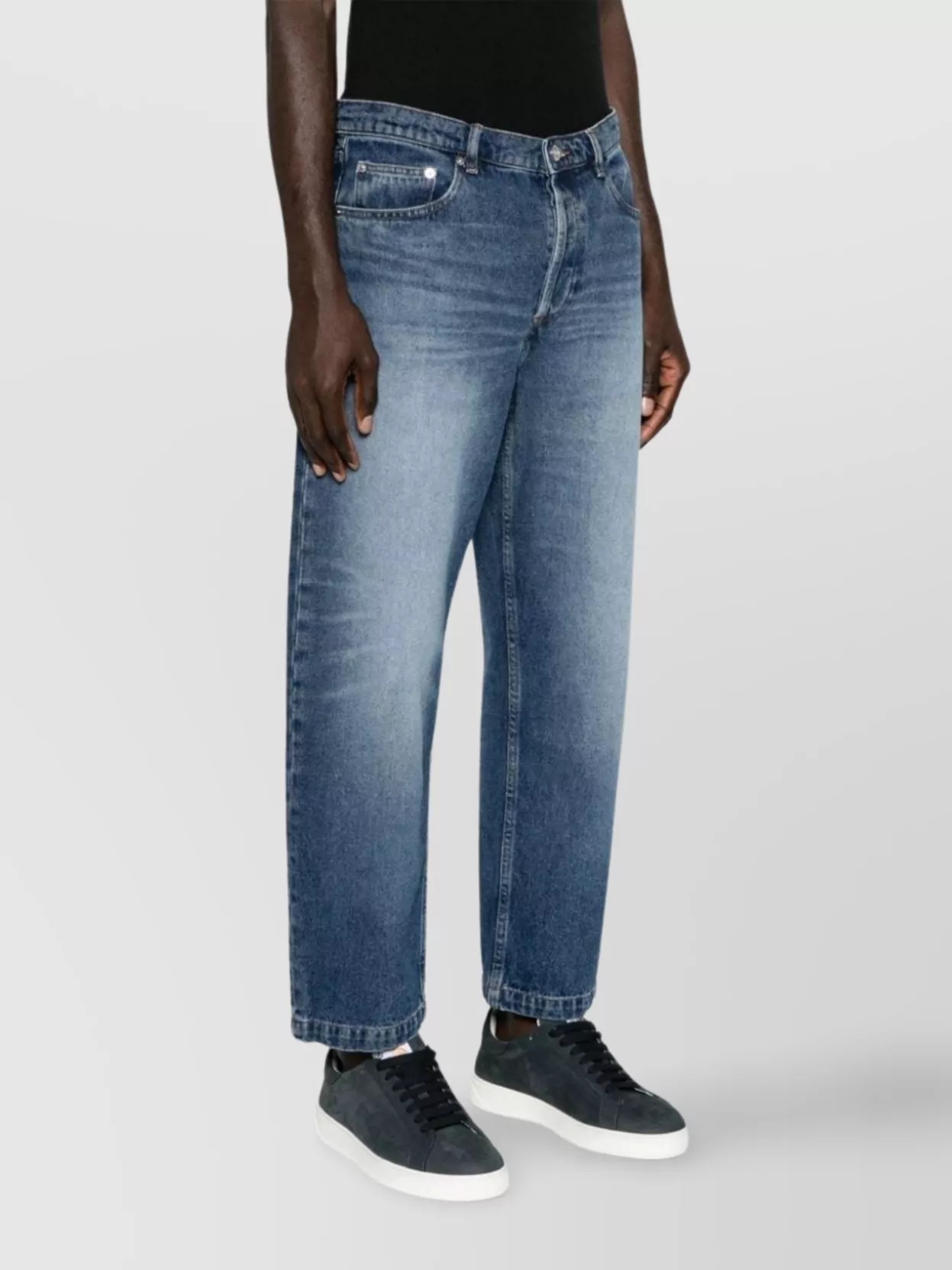 A.p.c. Straight Leg Jeans Faded Effect